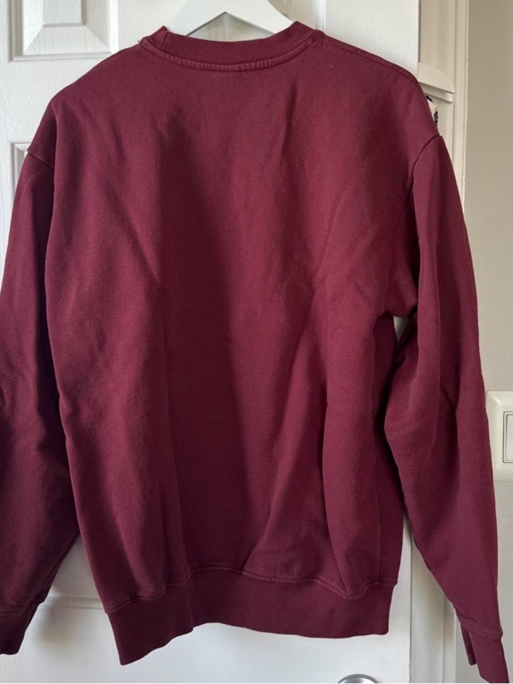 Sporty & Rich Maroon Crewneck Sweatshirt - Picture 3 of 3